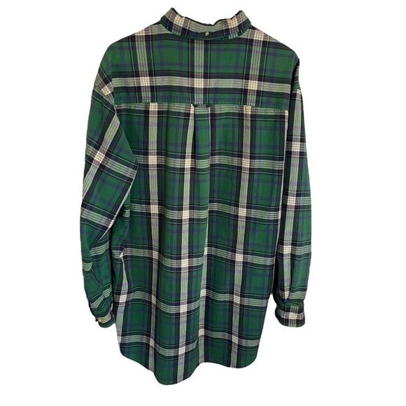 ROPER Men’s Green Plaid 100% Cotton Button Down - Size 2XLT Button down collar - Picture 4 of 11